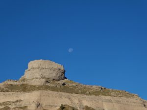 Moon at Mitchell Pass