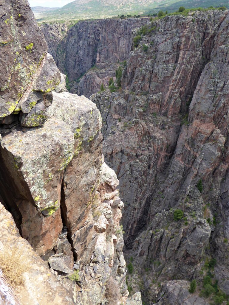 Black Canyon of the Gunnison National Park Devil's Lookout gorge