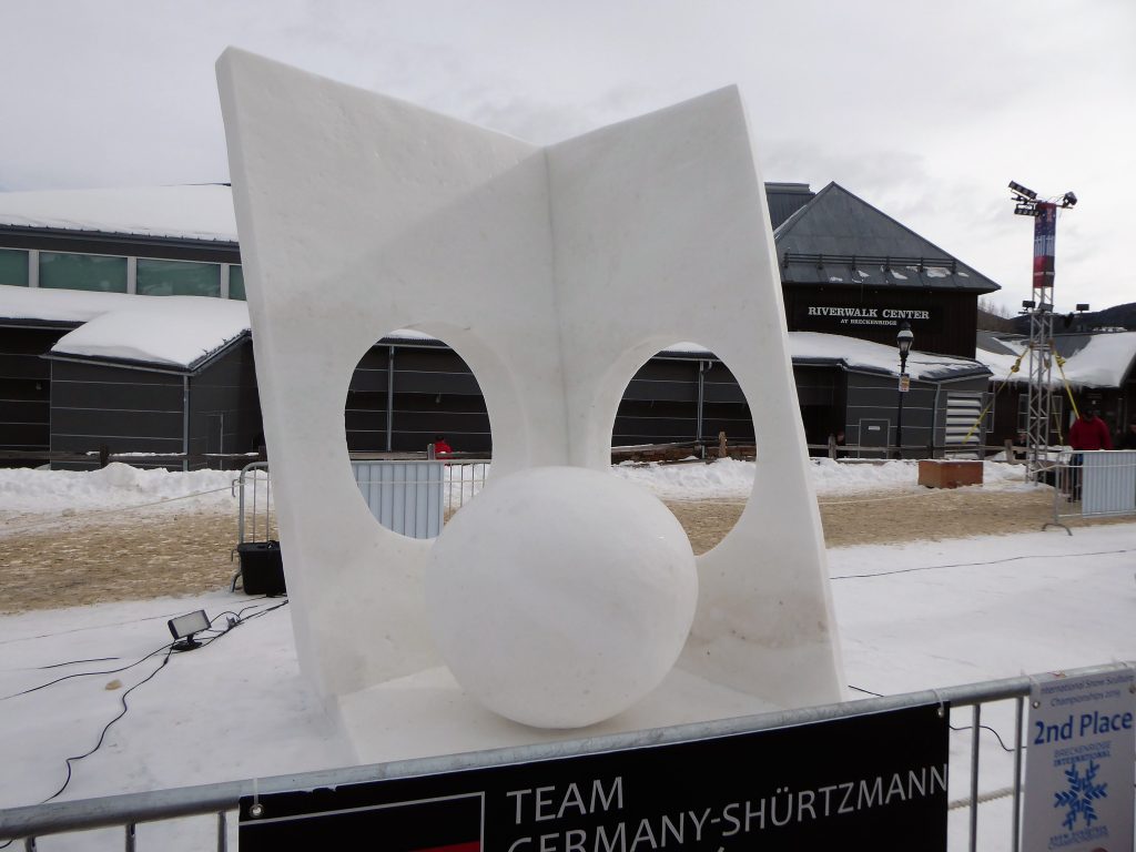 International Snow Sculpture Championship Walls with Holes