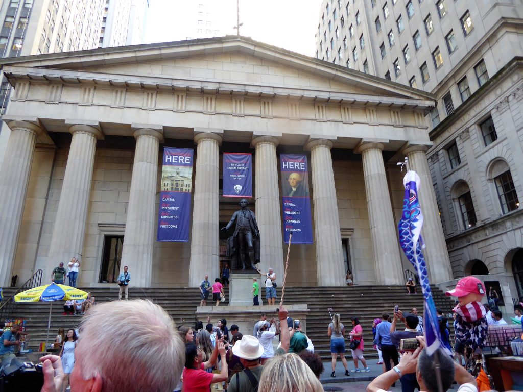 two day Manhattan Itinerary for Families Federal Hall