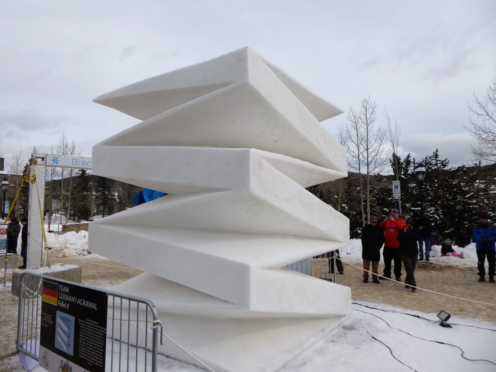 International Snow Sculpture Championship Folded II