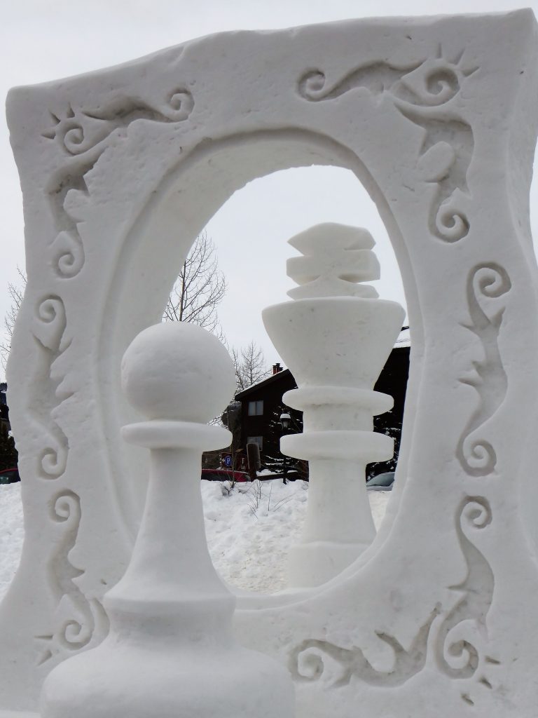 International Snow Sculpture Championship Pawn's Dream