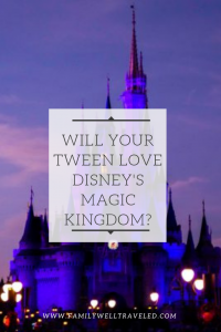 Will Your Tween Love Disney Magic Kingdom?