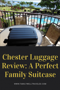 Chester Luggage Review #ChesterTravels