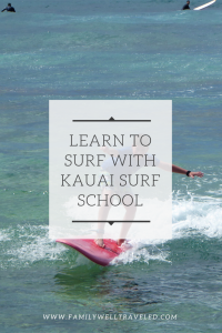 Kauai Surf School, Kiahuna Beach, Poipu, Hawaii