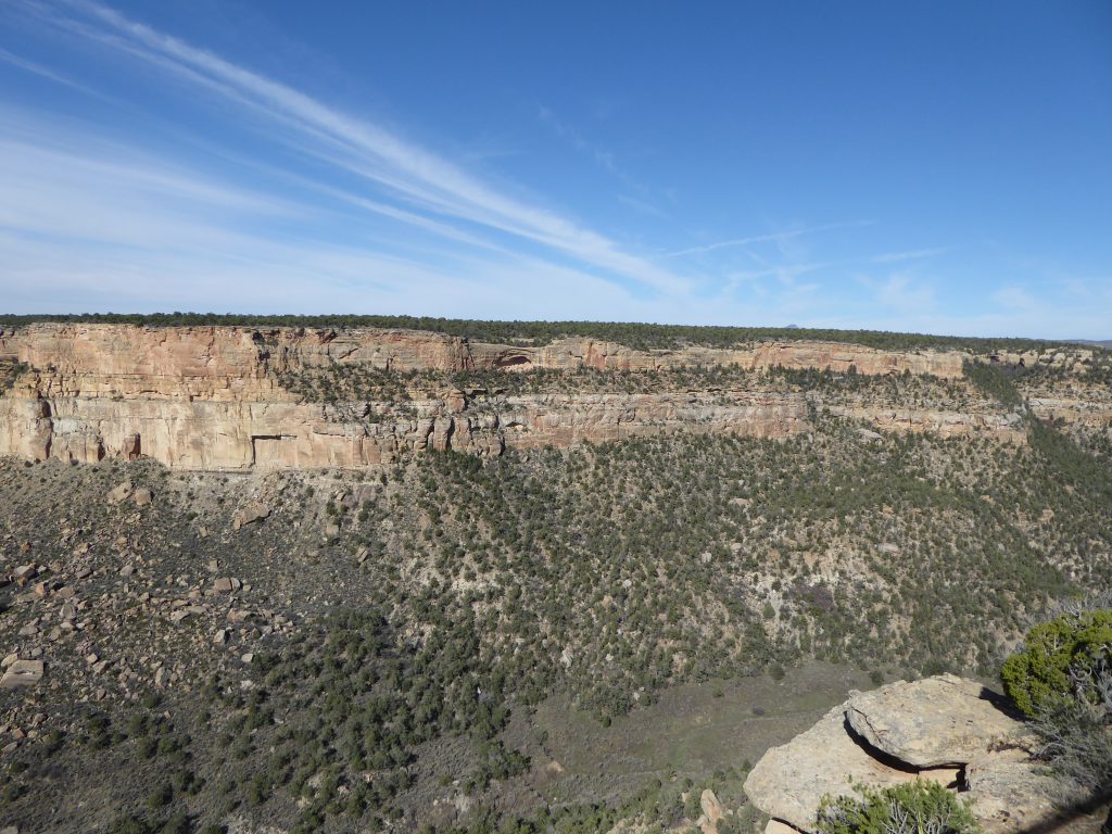 Cliff Dwellings Mesa Verde Mesa View