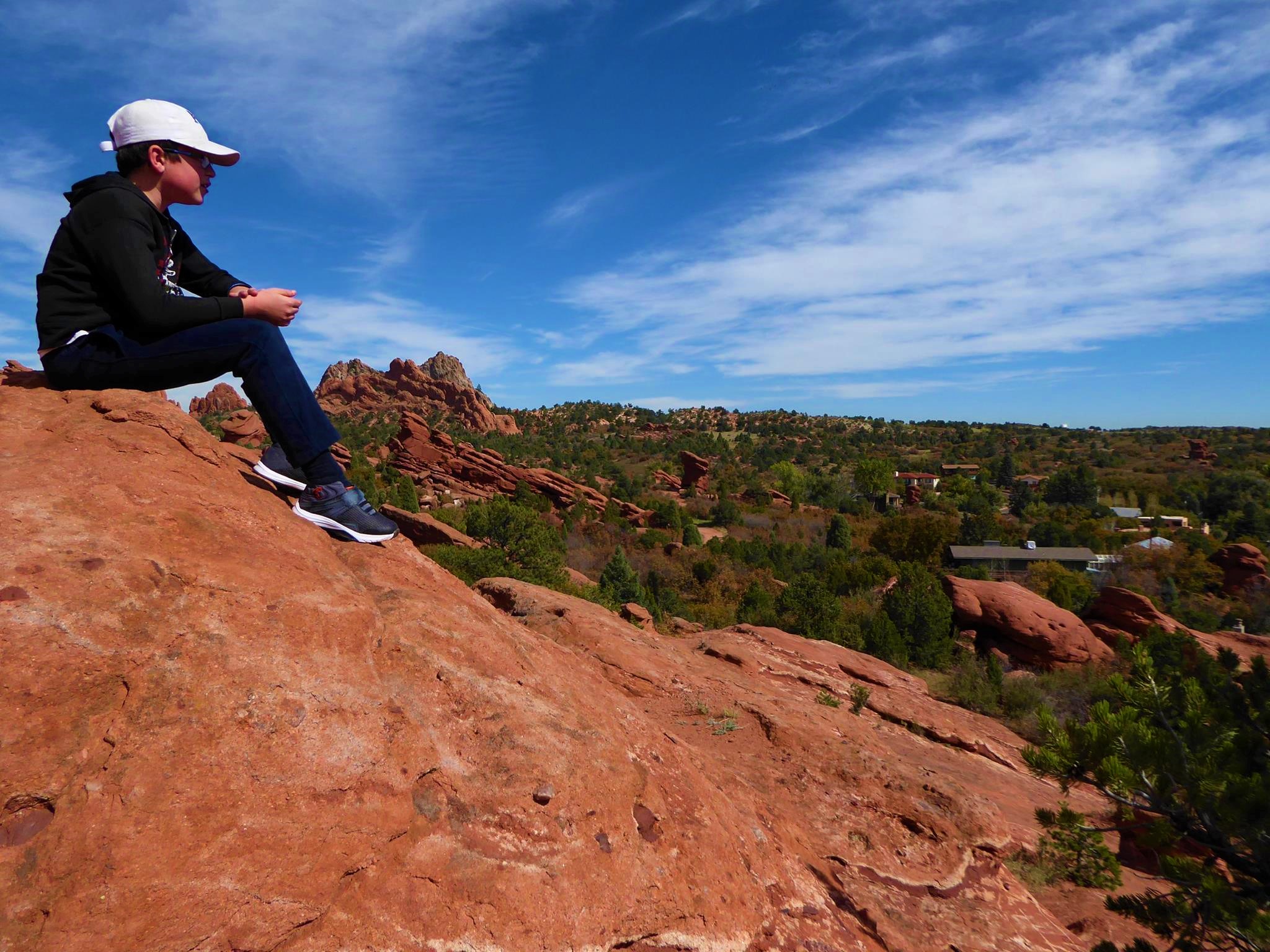 the Red Rocks of the gods