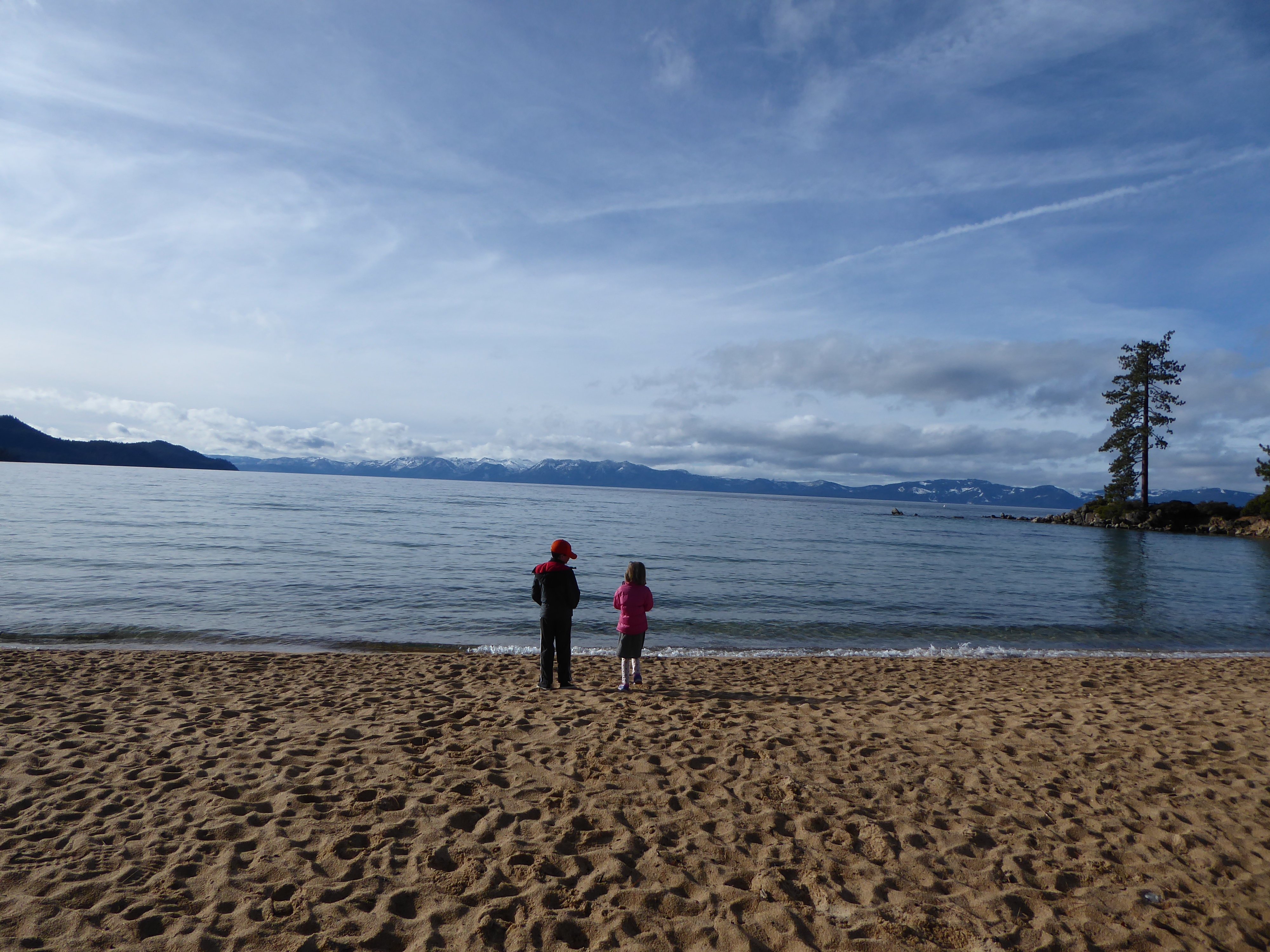 Kids admire Tahoe