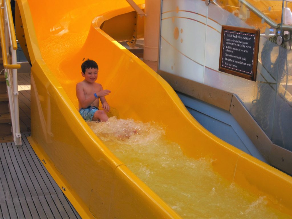 What to do on a Disney Cruise Slide