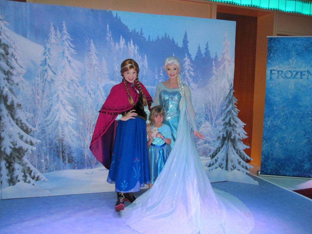 What to do on a Disney Cruise Frozen Characters