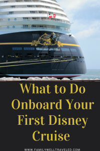 What to do on a Disney Cruise Pinterest