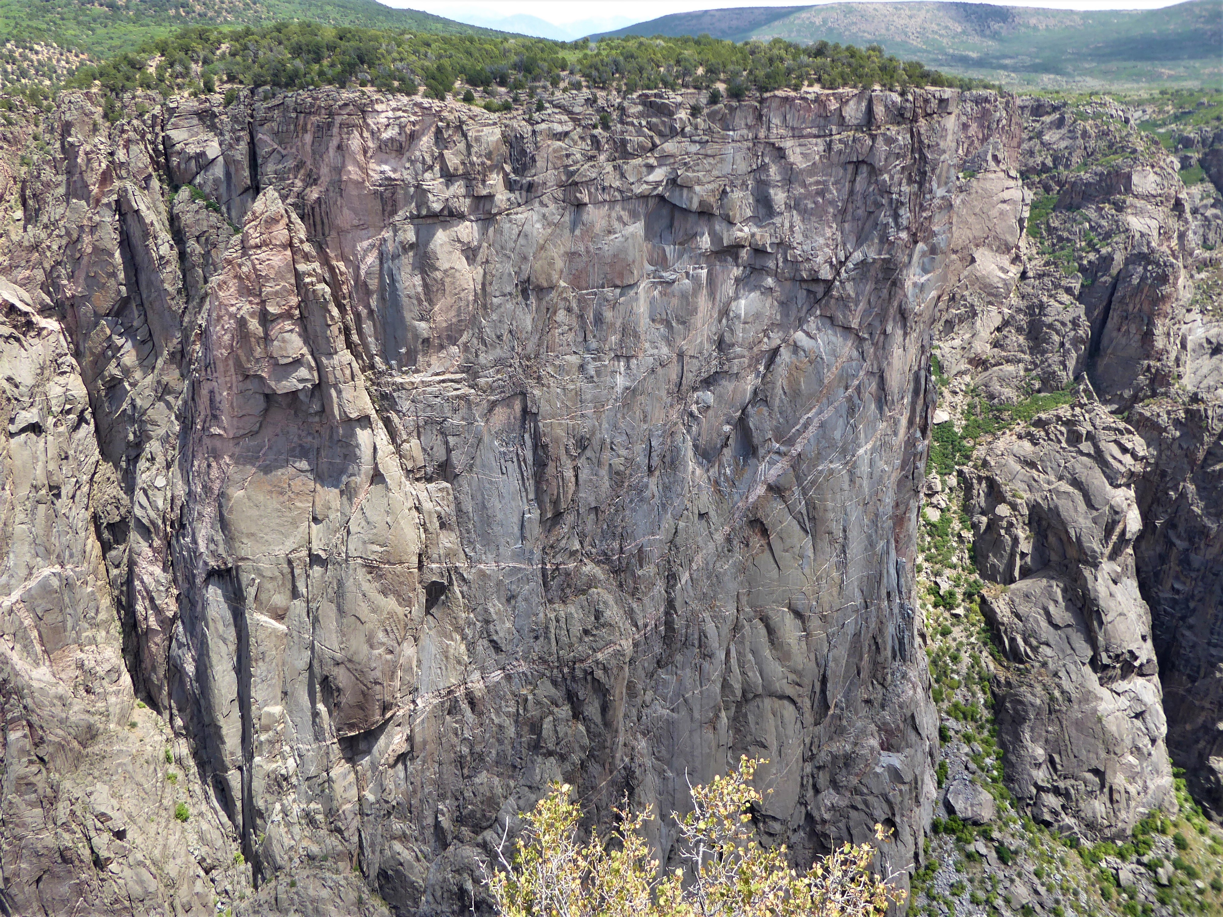 Black Canyon of the Gunnison National Park Rock Cliff