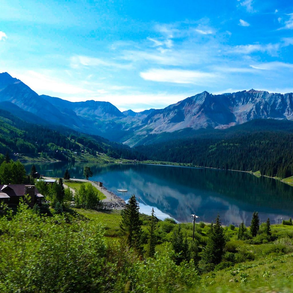 Colorado Highway 145 Mountain Lake