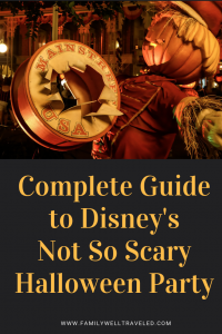 Disney's Not So Scary Halloween Party at the Magic Kingdom in Orlando, Florida, USA