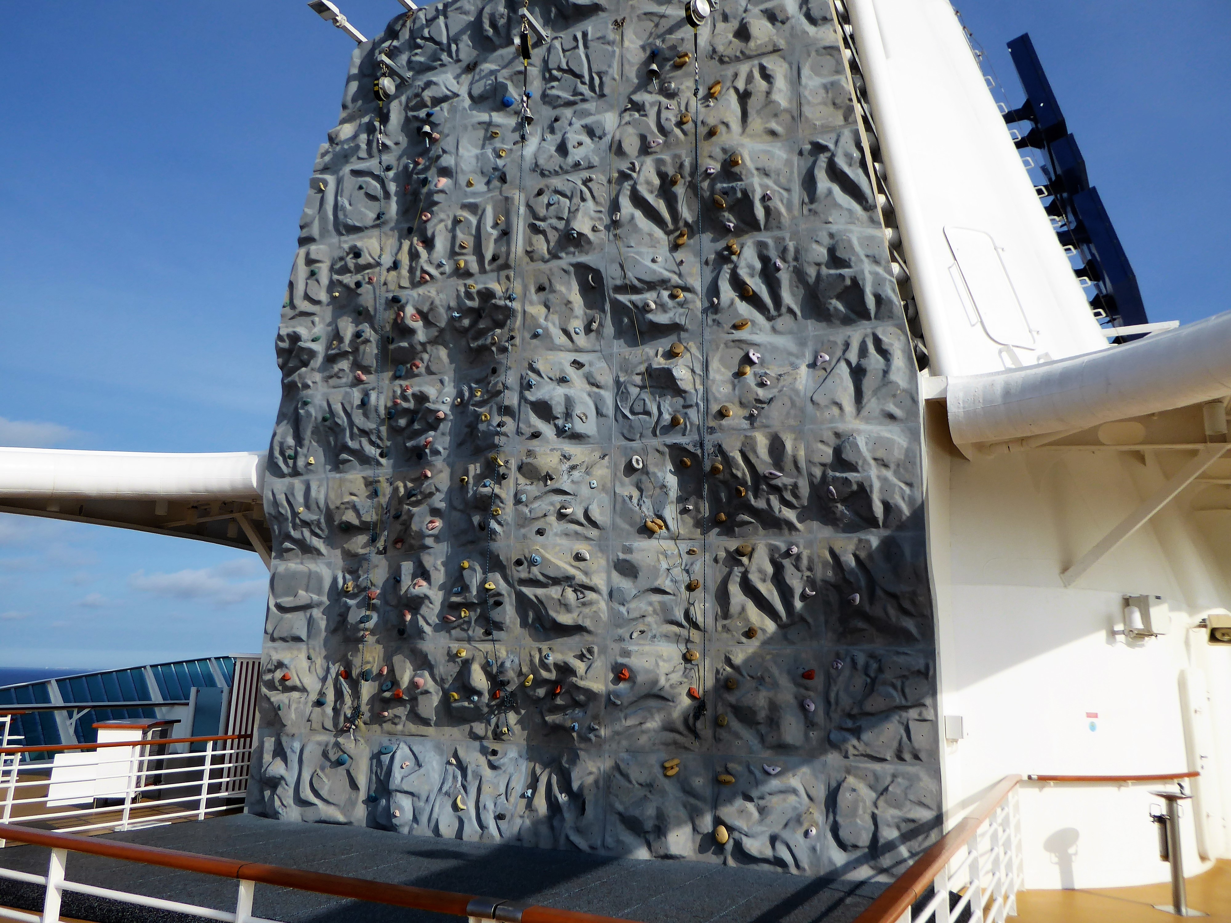 Brilliance of the Seas Rock Climbing Wall