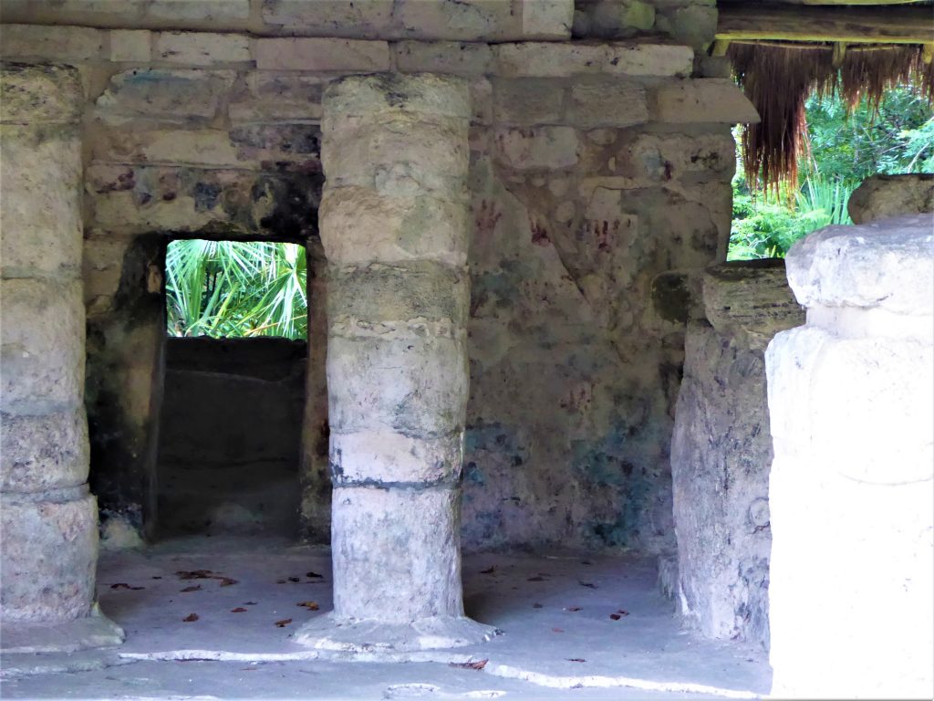 Mayan Ruins of San Gervasio Red Hands