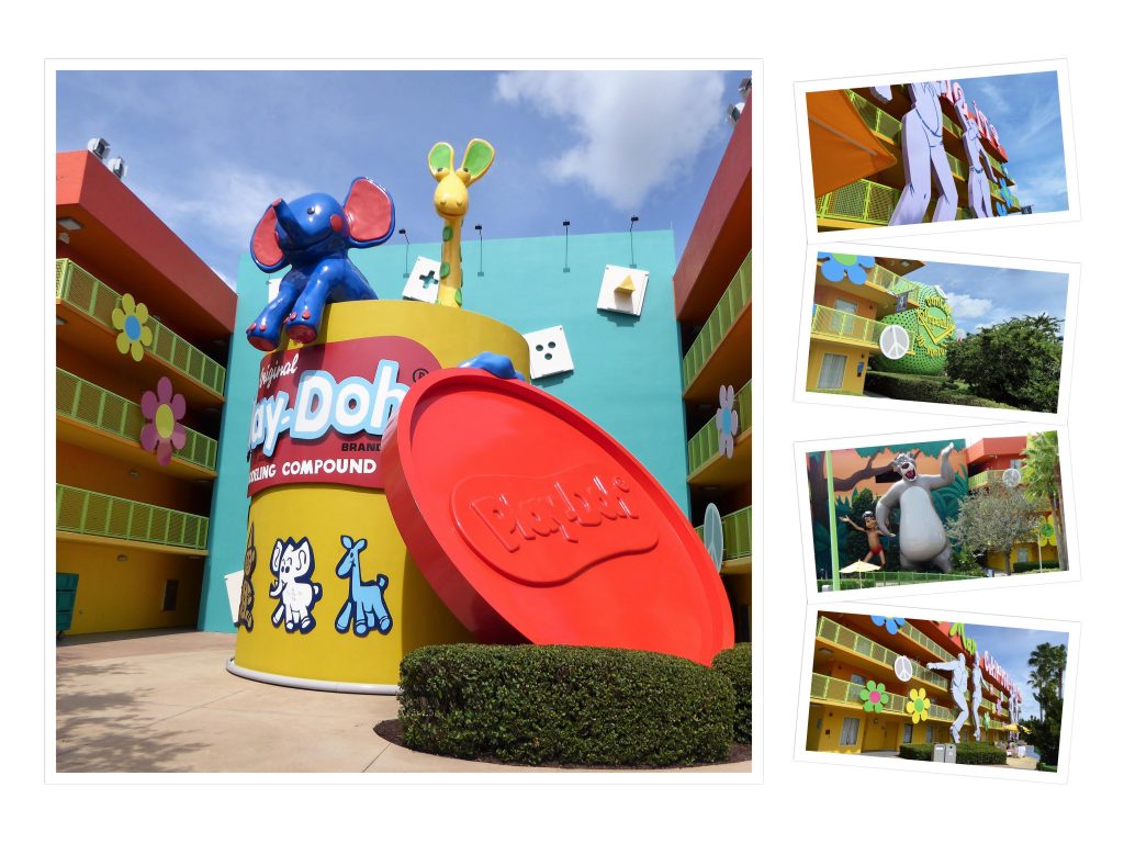 Disney's Pop Century Resort 60s Collage