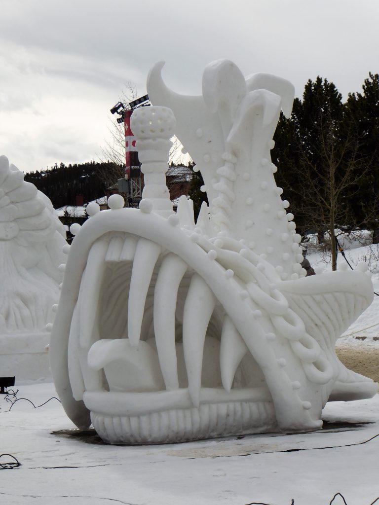 International Snow Sculpture Championship Cenote Garden