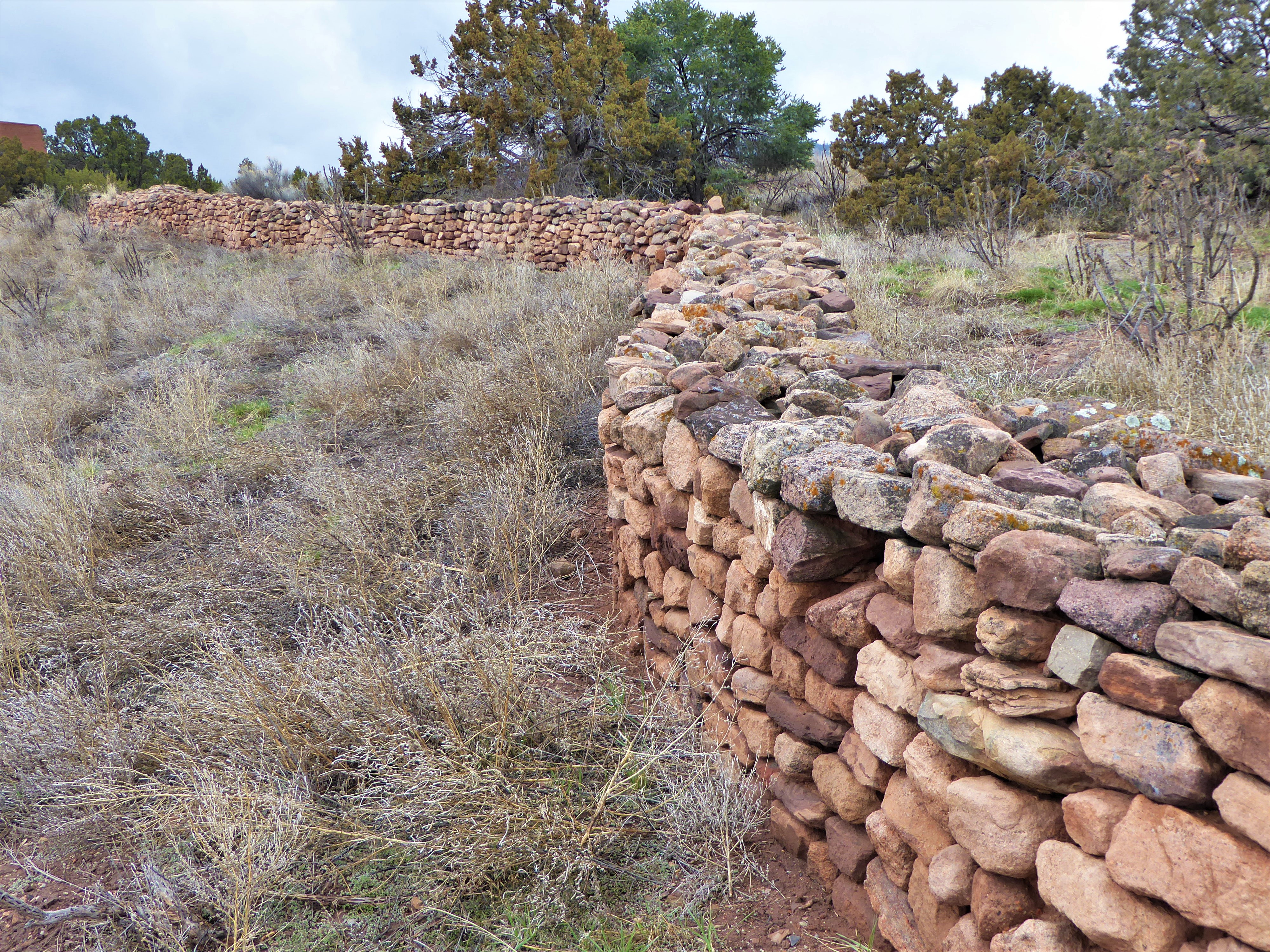 Pecos National Historical Park Stone Wall