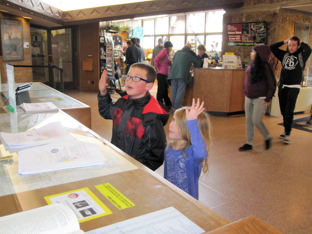 Junior Rangers at RMNP