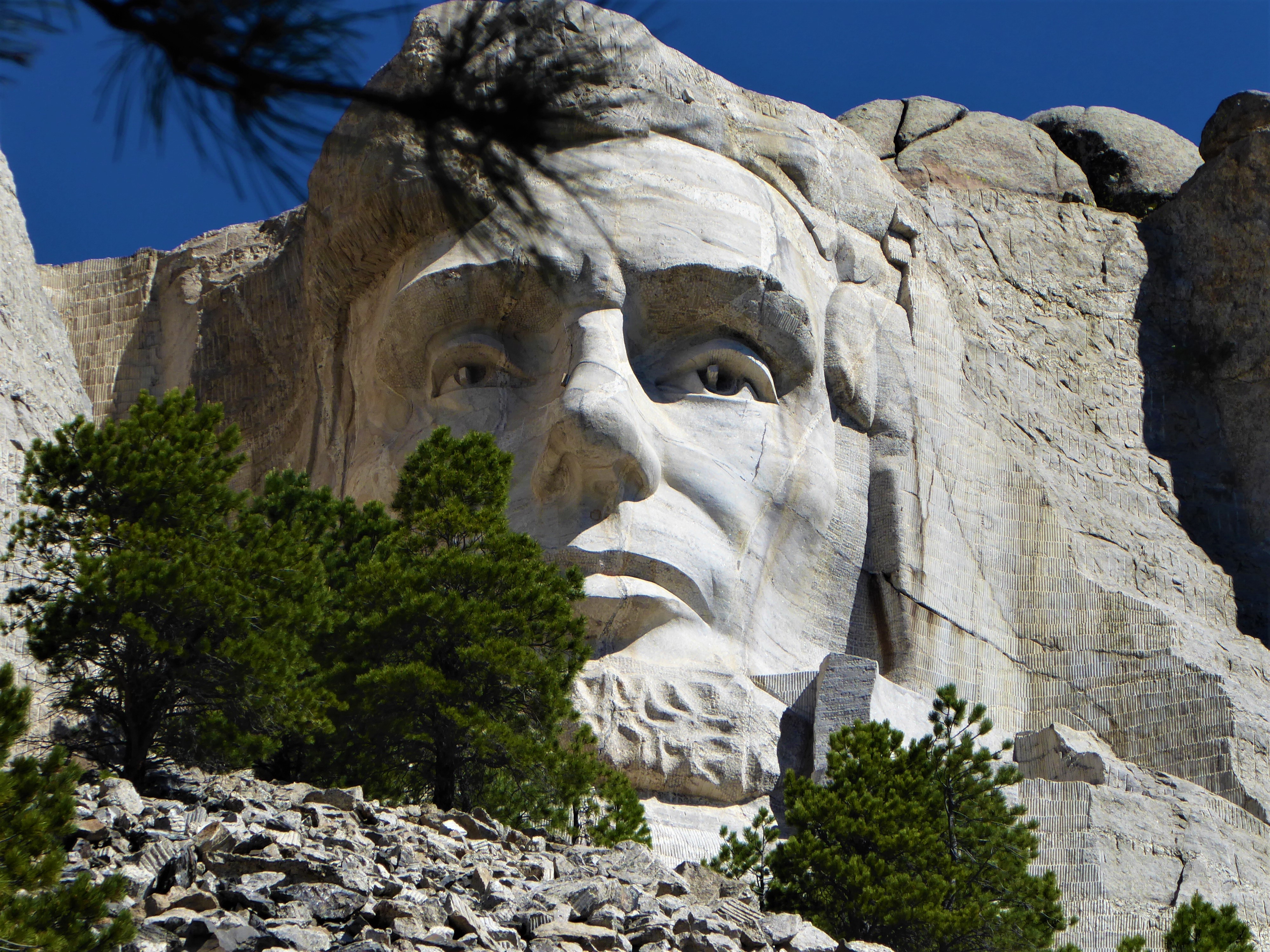 Looking up at Lincoln