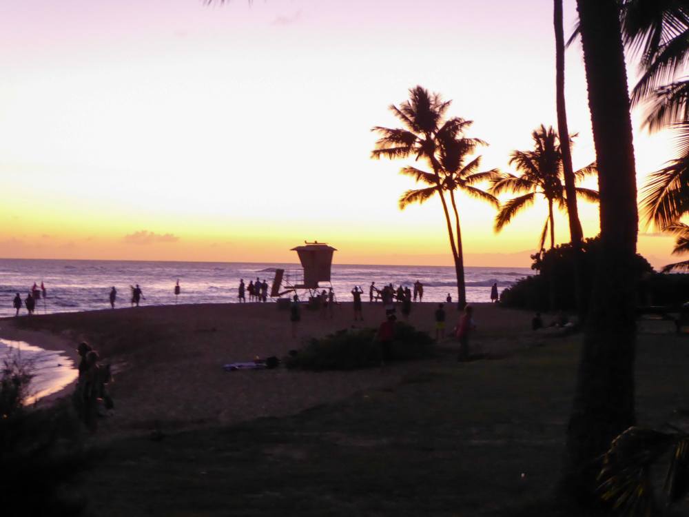 Poipu Beach Sunset