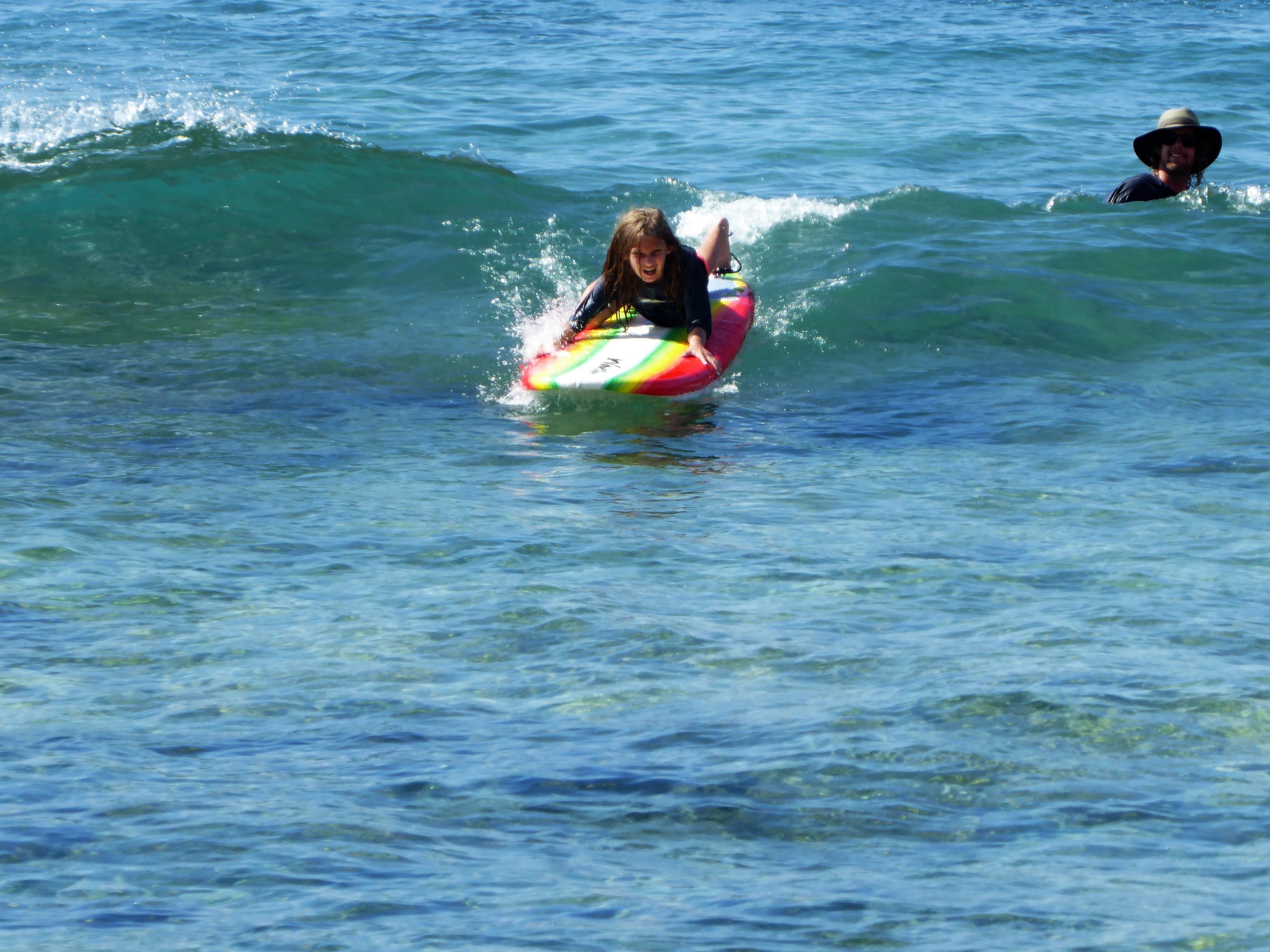 Surfing At Poipu Beach Kauai