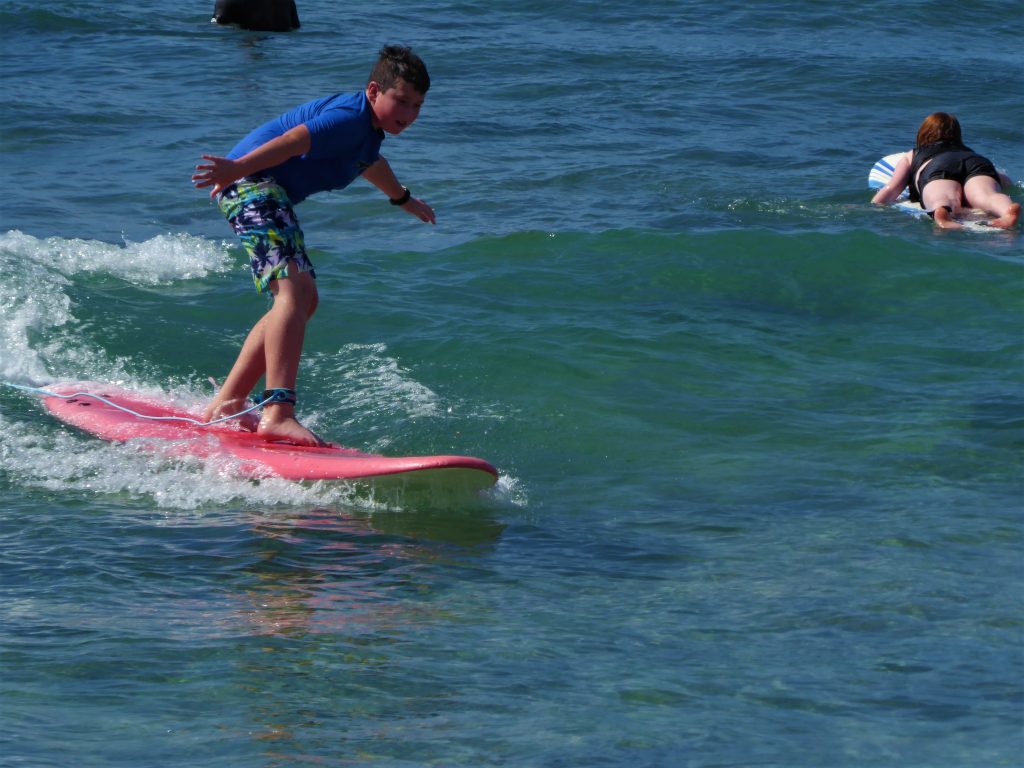 best family surf lessons kauai