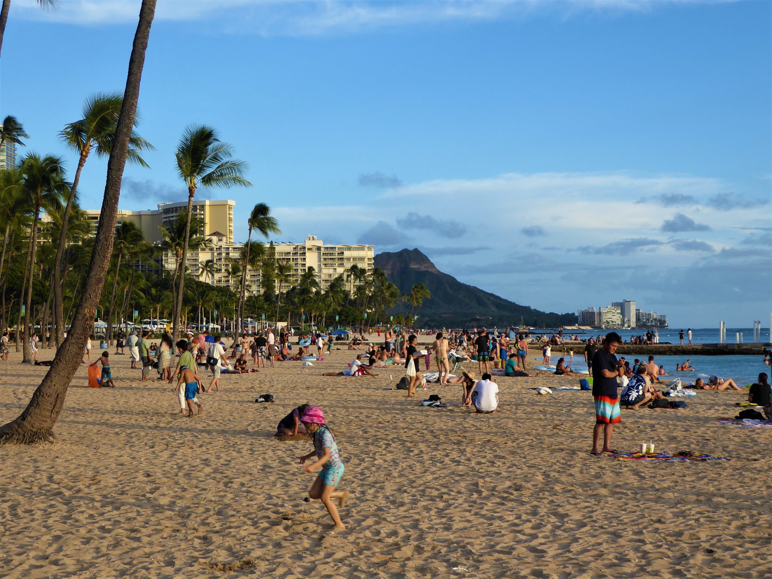 Waikiki Beach and Diamond Head