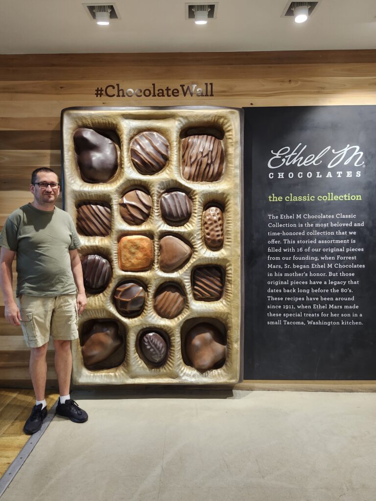 Ethel M Chocolate Wall