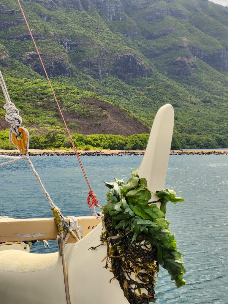 Lei on Hokulea