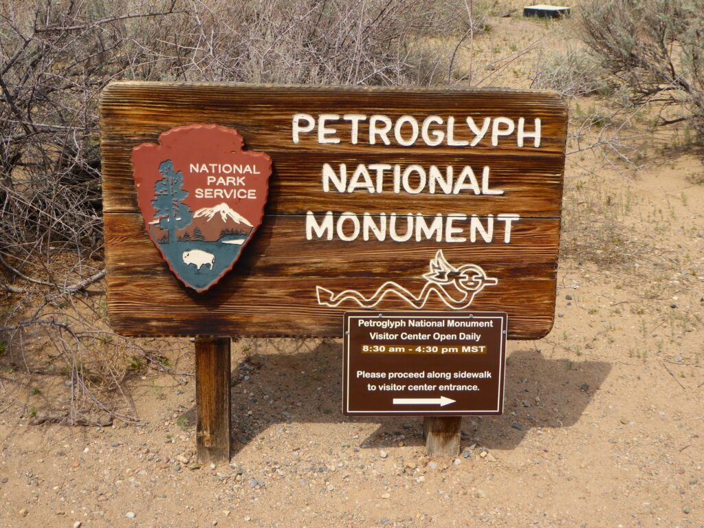 Petroglyph National Monument Sign