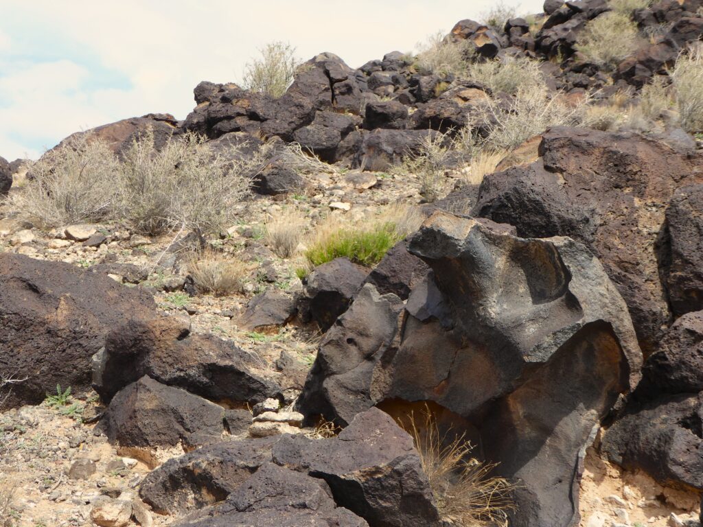 Basalt rock in New Mexico